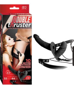Strap-On Double Thruster cu Vibratii