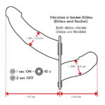 Strap-On cu Vibratii Thruster Double Strap-On Double Thruster cu Vibratii