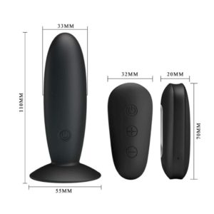 Buttplug Vibratii Mr PLay Remote Control 11 cm