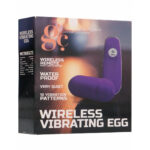 Ou Vibrator Whirless Purple Fara Fir Ou Vibrator Whirless Purple cu Telecomanda 8 cm