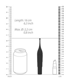 Stimulator de Clitoris Tickler Black 16 cm