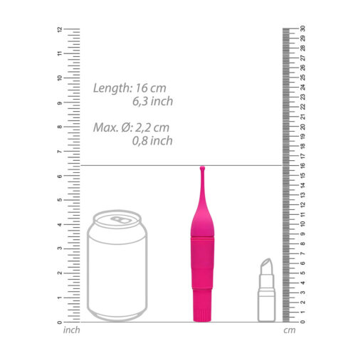 Stimulator de Clitoris Tickler Pink 16 cm