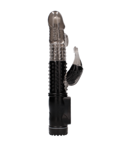 Vibrator Shots Vibrating Dolphin Negru 22 cm