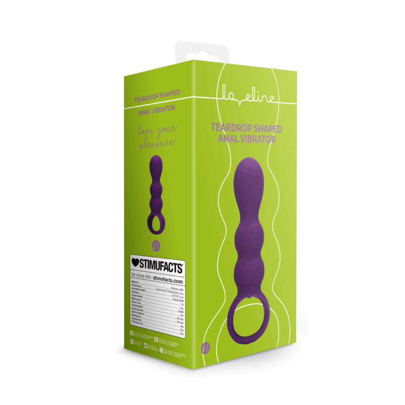 Vibrator Anal Teardrop vioet Vibrator Anal Teardrop