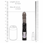 Vibrator Shots Vibrating Dolphin Black Vibrator Shots Vibrating Dolphin Negru 22 cm