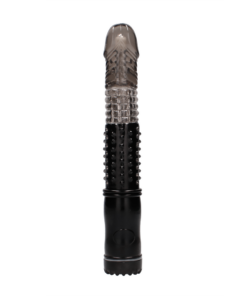 Vibrator Shots Vibrating Dolphin Negru 22 cm