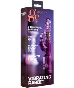 Vibrator Shots Vibrating Rabbit Violet 22 cm