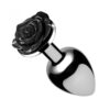 Butt Plug Anal Black Rose M
