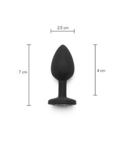 Butt Plug Silicon cu Diamant