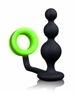 Butt Plug cu Inel Penis Fosforescent