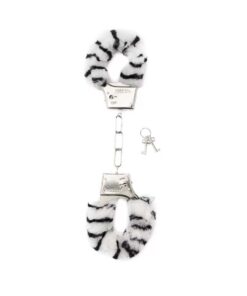 Catuse Pufoase Furry Zebra