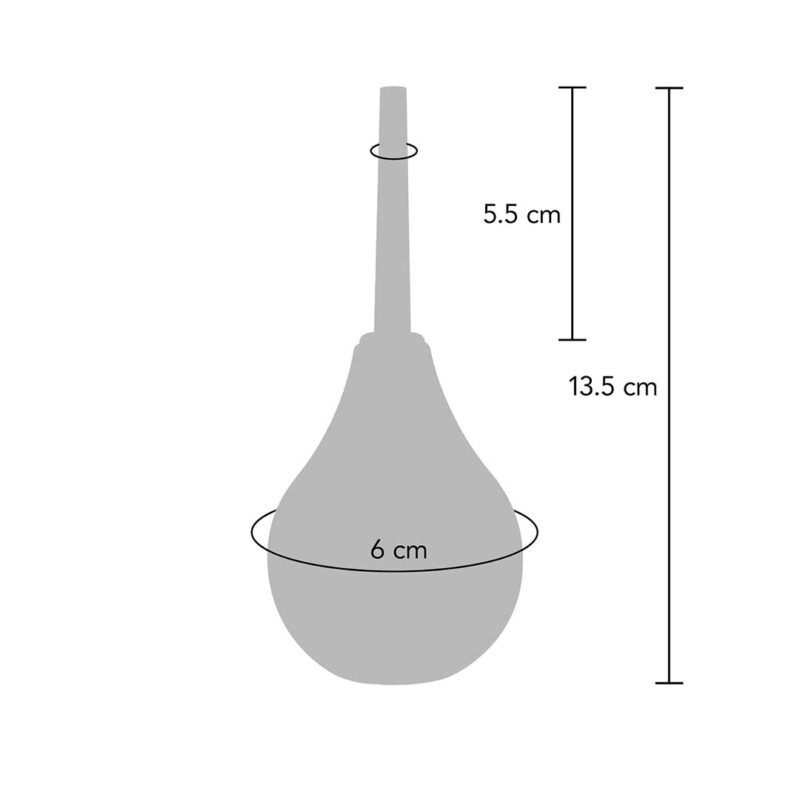 Irigator Anal ToyJoy Buttocks dimensiune Irigator Anal ToyJoy Buttocks