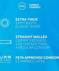 Prezervative Anale EXS Extra Thick