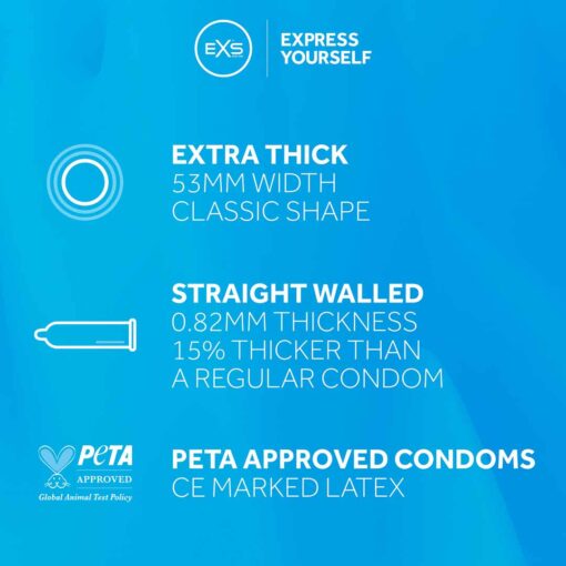Prezervative Anale EXS Extra Thick