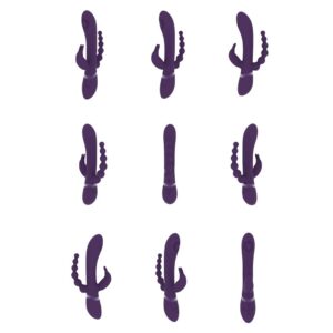 Vibrator Penetrare Dubla Rabbit Rini 7 Vibrator Penetrare Dubla Rabbit Rini rotatie