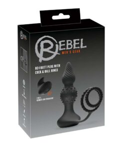 Dop Anal Rebel RC Cock si Ball Rings