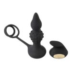 Dop Anal Rebel RC Cock & Ball Rings cu telecomanda Dop Anal Rebel RC Cock & Ball Rings