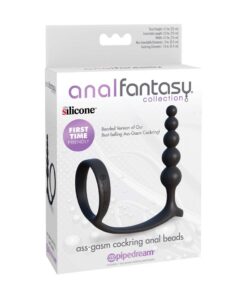 Ass-Gasm Cockring Anal Beads