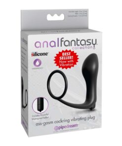 Butt Plug Ass-Gasm Cockring Vibrating