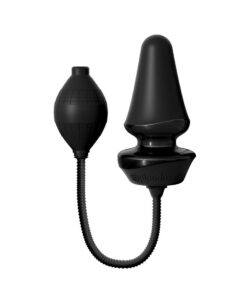 Dop Anal Inflatable Silicone Butt Plug Black