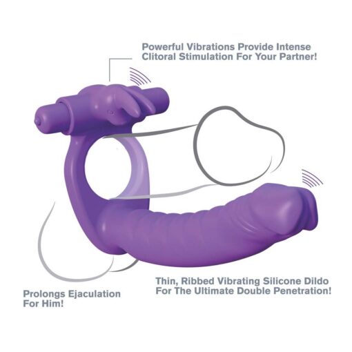 Inel Silicone Double Penetrator Rabbit