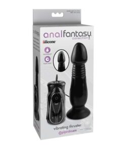 Vibrator Anal Thruster Black