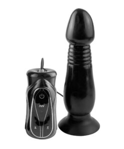 Vibrator Anal Thruster Black