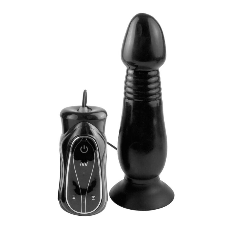 Vibrator Anal Thruster Black