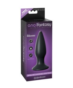 Butt Plug Vibrator S Negru