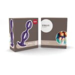 Butt Plug B Balls White Violet Butt Plug B Balls White Dark Violet