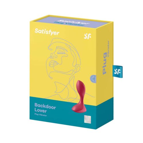 Vibrator Anal Backdoor Lover Red Vibrator Anal Backdoor Lover Red