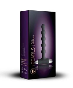 Vibrator Anal Pearls Black