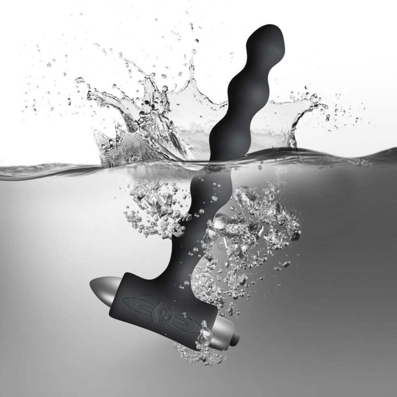 Vibrator Anal Pearls Black waterproof Vibrator Anal Pearls Black