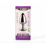 Butt Plug Metalic X Men Small