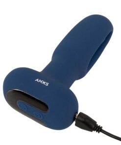 Dop Anal cu Vibratii RC Flicking Tongue
