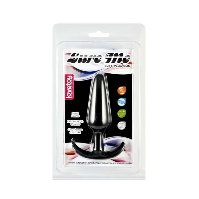 Butt Plug Lure Me Classic Anal Plug L black Butt Plug Lure Me Classic Anal Plug L