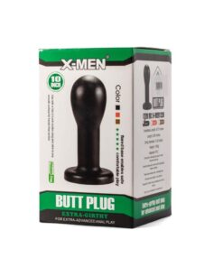 Extra Girthy Butt Plug Black