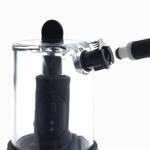 Dop Anal RosCup Pro Smart Vibrating Rosebud Pump black