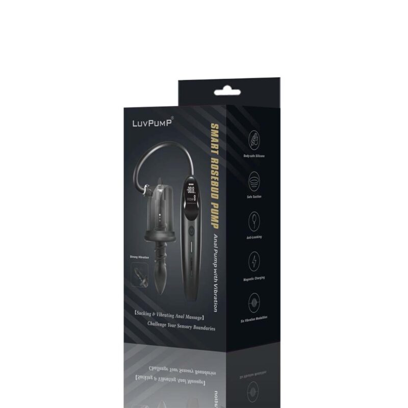 Butt Plug RosCup Pro Smart Vibrating Rosebud Pump