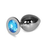 Butt Plug Rosebud Classic Metal L Albastru Butt Plug Rosebud Classic Metal L Albastru