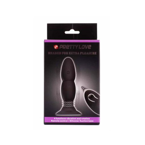 Butt Plug Vibrator Beaded For Extra Pleasure