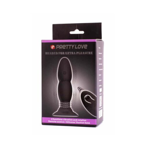 Butt Plug Vibrator Beaded For Extra Pleasure