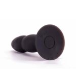 Butt Plug Vibrator Beaded For Extra Pleasure cu ventuza Butt Plug Vibrator Beaded For Extra Pleasure