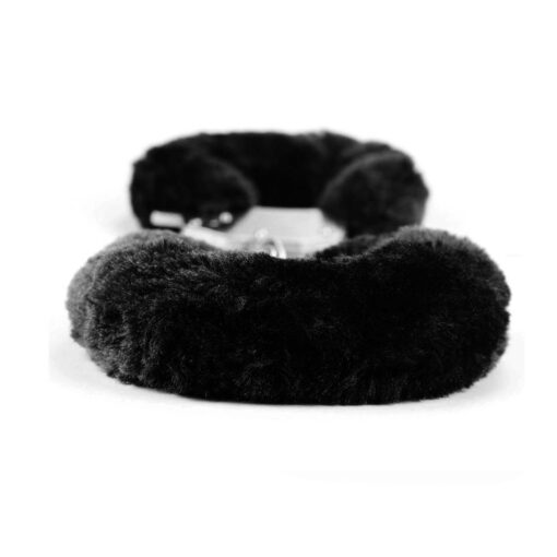 Catuse Fetish Fluffy Hand Cuffs Black