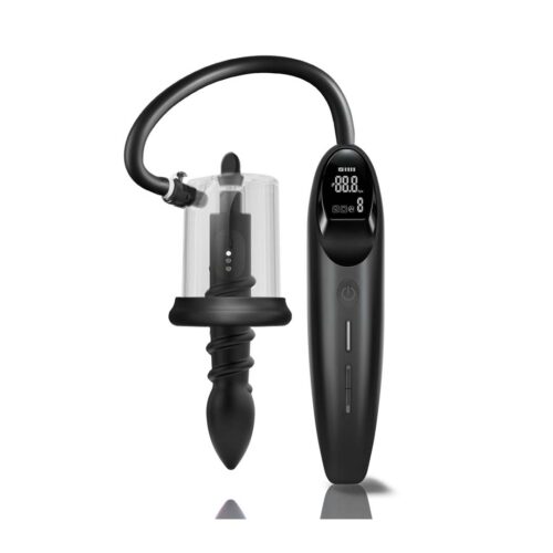 Dop Anal RosCup Pro Smart Vibrating Rosebud Pump black