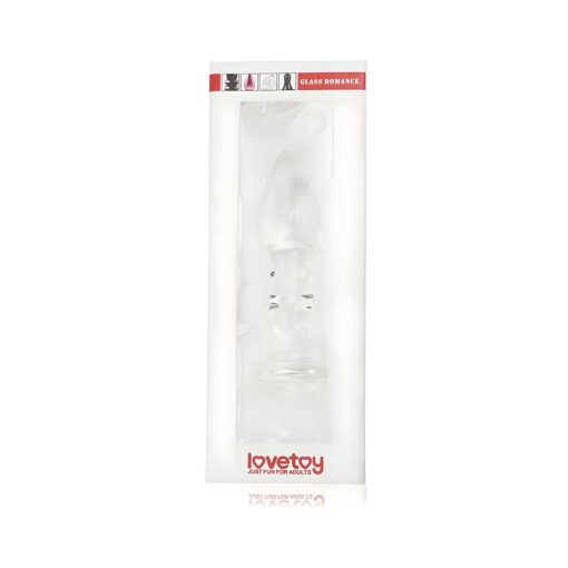 Dop Anal din Sticla Glass Romance Clear