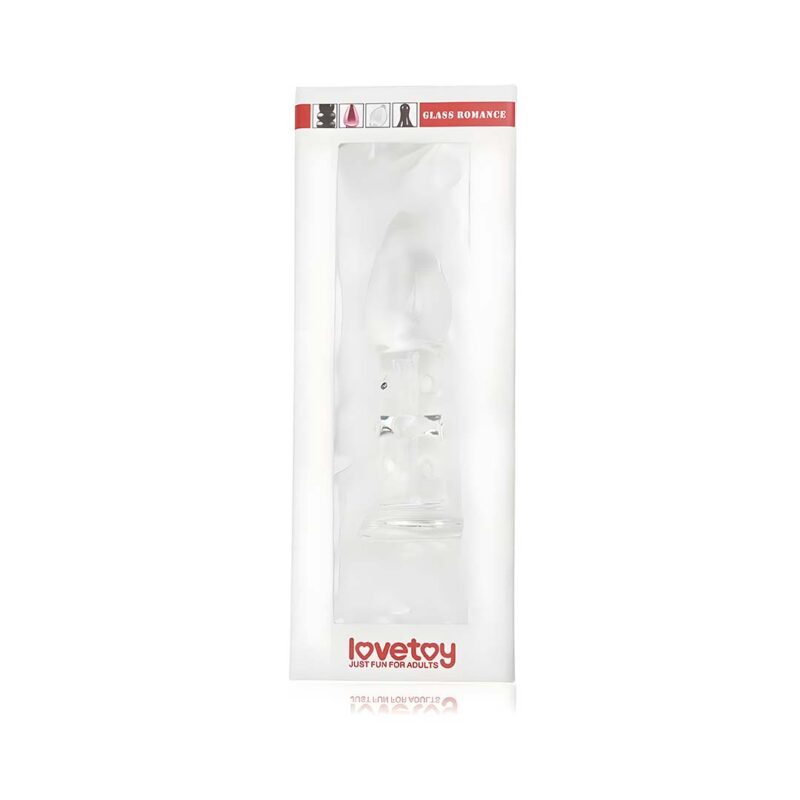 Dop Anal din Sticla Glass Romance Clear