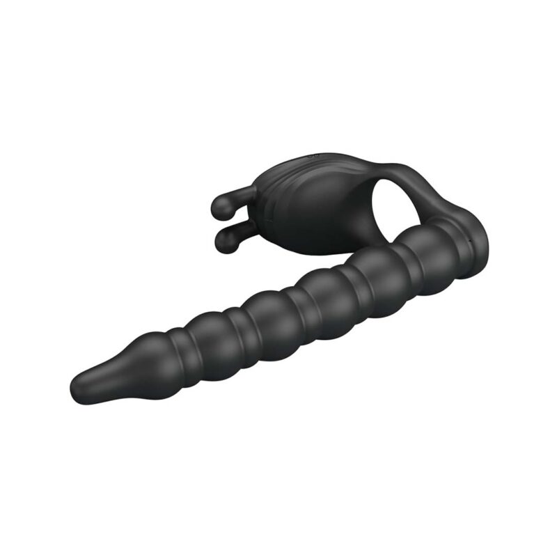 Inel cu Dildo Anal Blackney Black USB Inel cu Dildo Anal Blackney Black