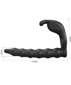 Inel cu Dildo Anal Blackney Black