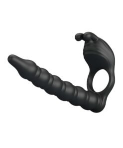 Inel cu Dildo Anal Blackney Black